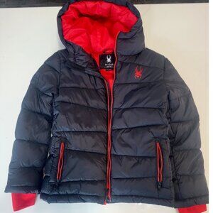 Spyder Kids Water Resistant Puffer Jacket with Hood (Kids Size 10-12)